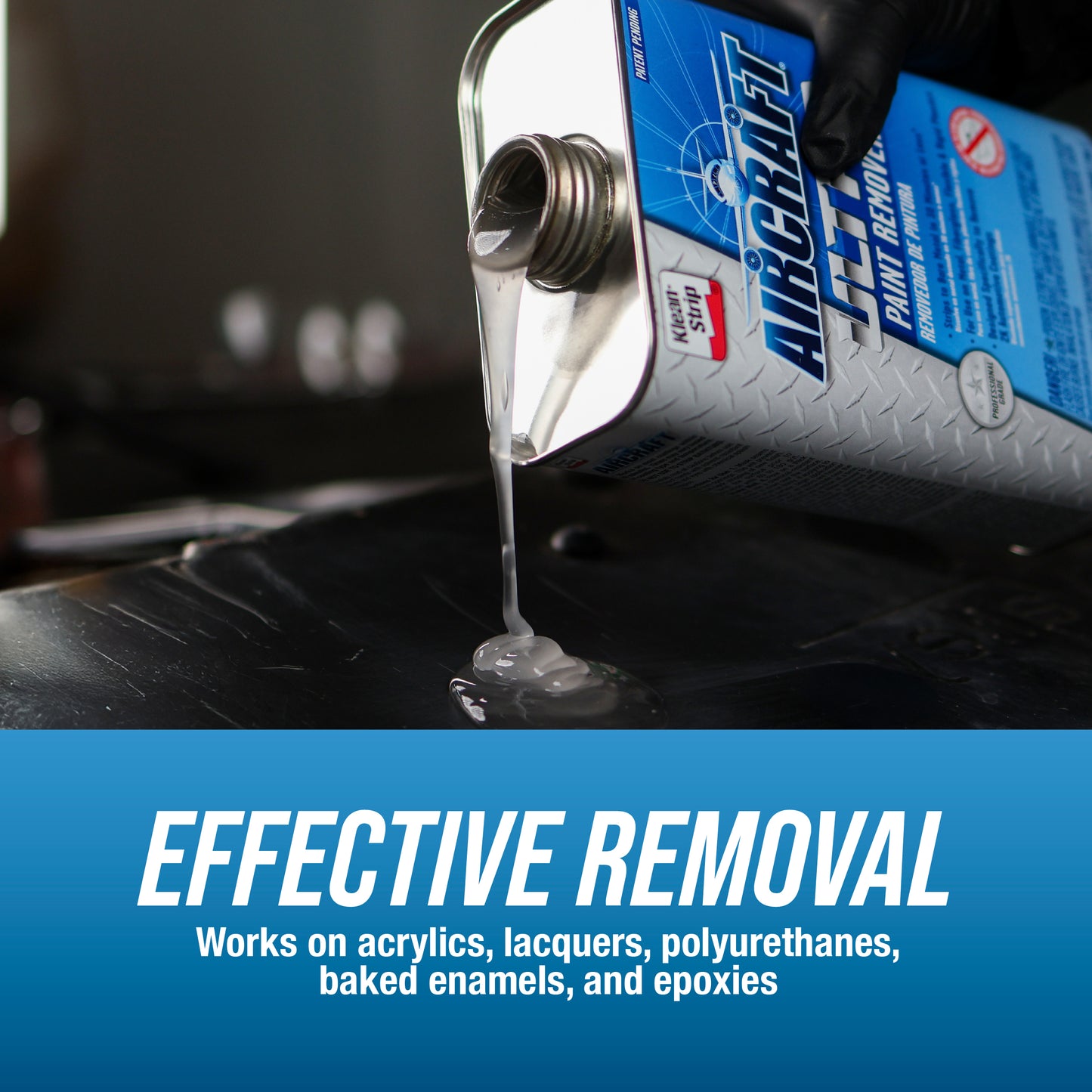 Aircraft ULTRA Paint Remover Fast-Acting Formula- Visible Lifting Action - 1 Quart