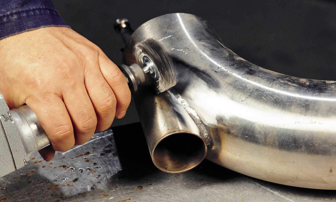 13C058 Crimped Wire Mounted Brush – 3/4 in. Stainless Steel Brush