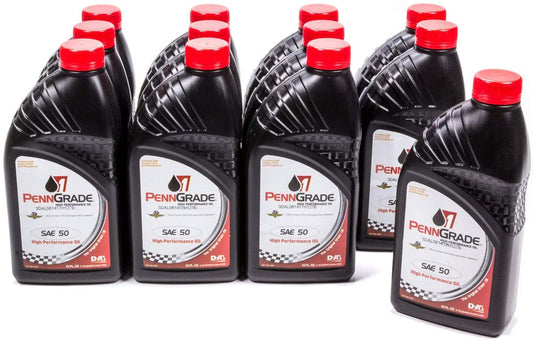12PK 50W Racing Oil - 1 Quart Bottle, (Case of 12)