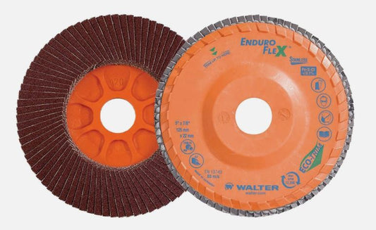 15Q512 ENDURO-FLEX Abrasive Flap Disc [Pack of 10] 120 Grit Grinding Disc