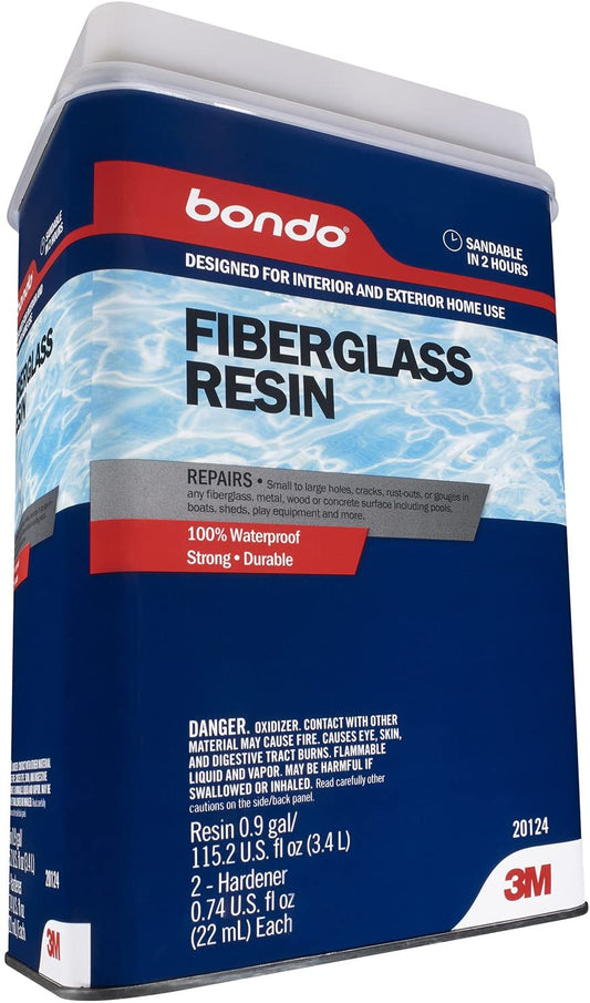 Fiberglass Resin, 20124, 0.9 Gallon