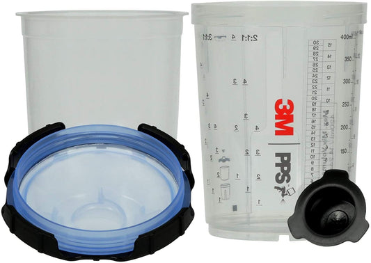 3M(TM) PPS(TM) Series 2.0 Spray Cup System Kit, 26312, Midi (13.5 fl oz, 400 mL)
