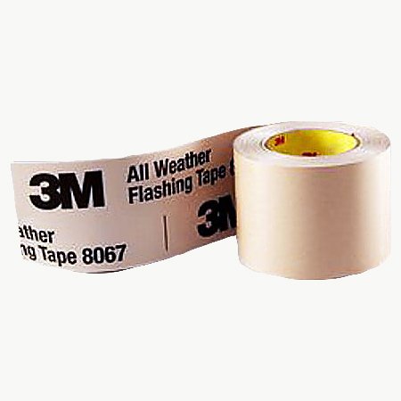 All Weather Flashing Tape 8067 Tan, 4 in x 75 ft, Slit Liner (2-2 Slit)