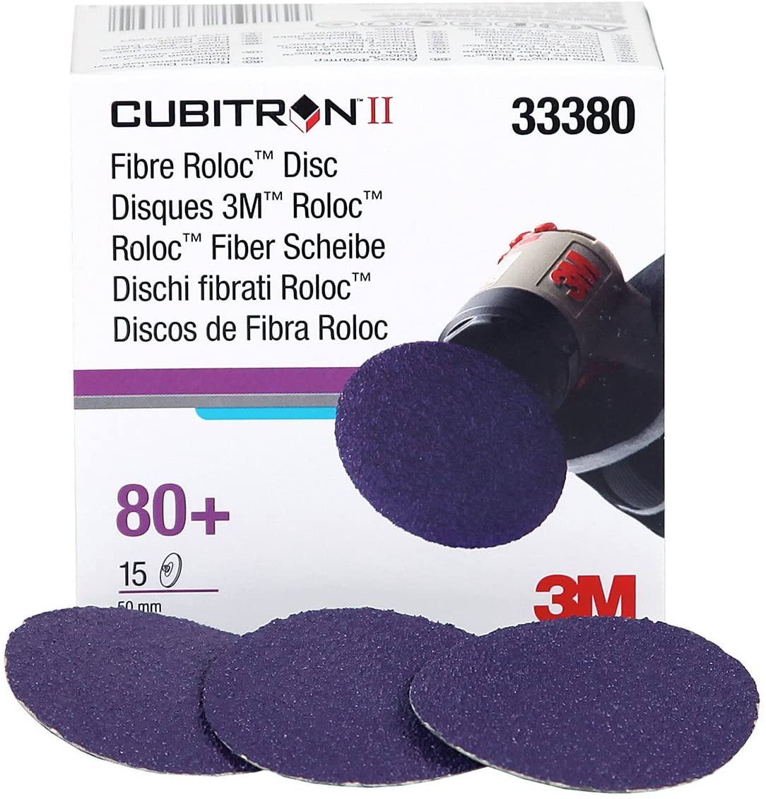 Cubitron II Roloc Fibre Disc 786C, 33380, 2in 50 mm, 15 discs per carton