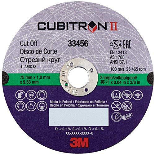 4" Cubitron II Cut-Off Wheels, Pk 5 (3M-33460)