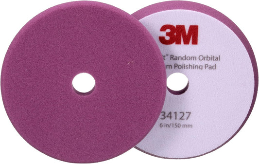 Perfect-It Random Orbital Foam Polishing Pad, 6"/150 mm, Purple, 34127