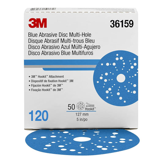 Hookit Blue Abrasive Disc Multihole 36159 (4PK)