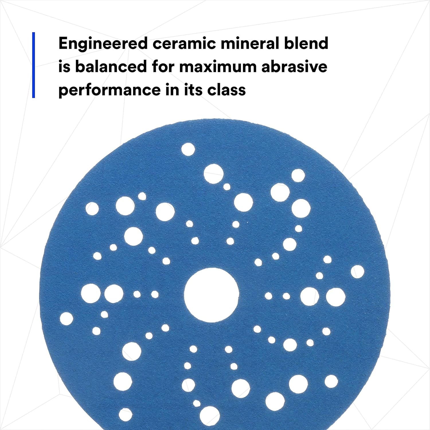 Hookit Blue Abrasive Disc Multihole 36159 (4PK)