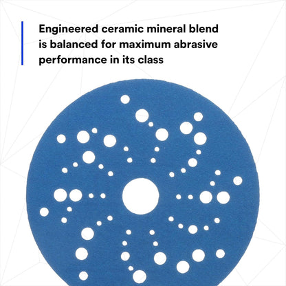 Hookit Blue Abrasive Disc Multihole 36159 (4PK)