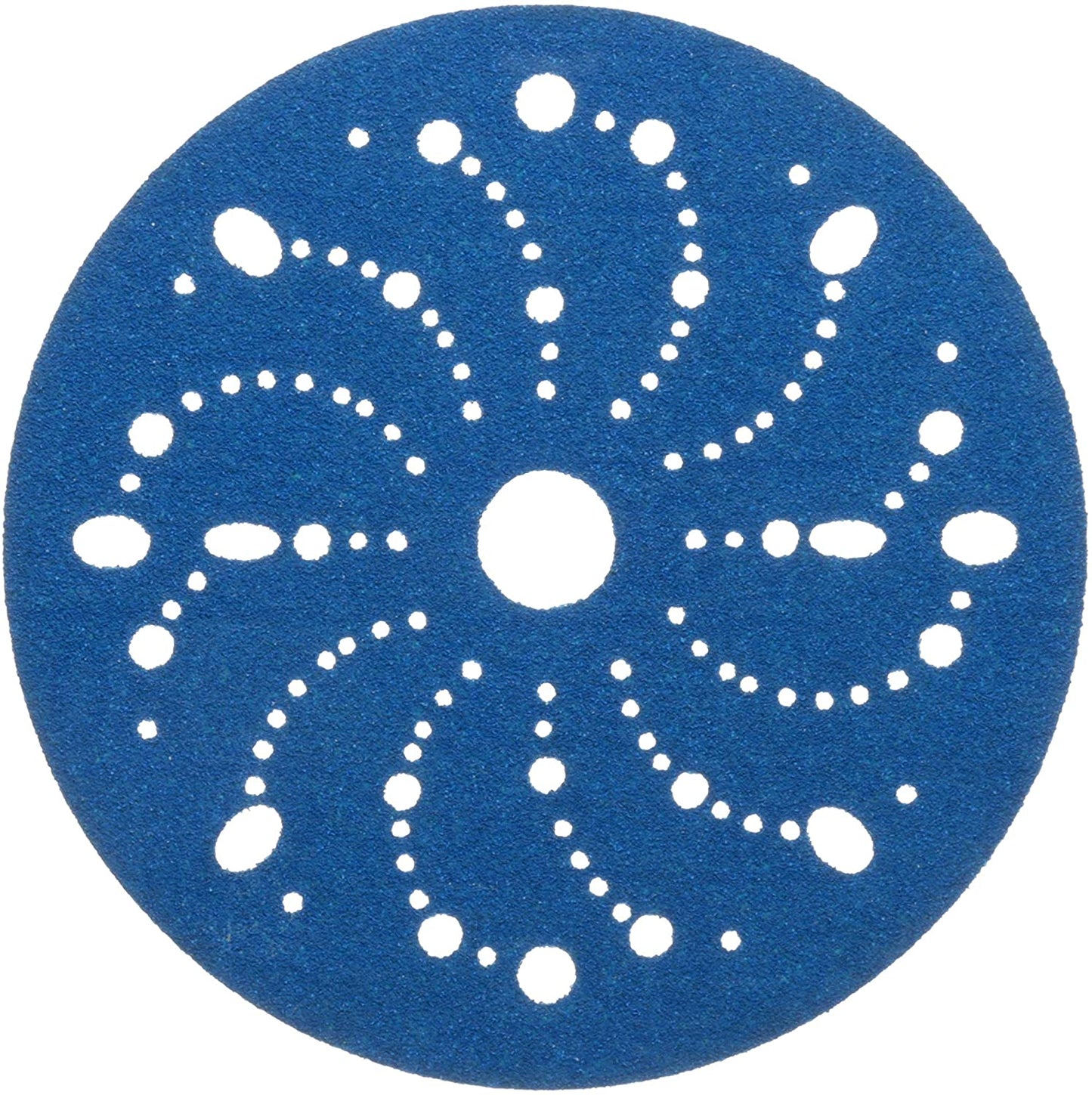 Hookit Blue Abrasive Disc Multi-hole, 36172, 6 in, 80 grade, 50 discs