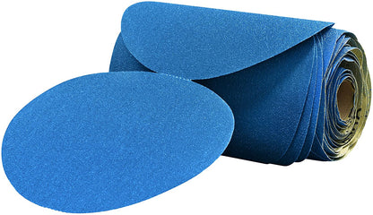 Stikit Blue Abrasive Disc Roll, 36207, 6 in, 220 grade, 100 discs per roll