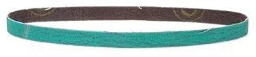 Green Corps 36518 36518 Abrasive File Belt, 1/2 in W x 18 in L, 80 Grit, Green