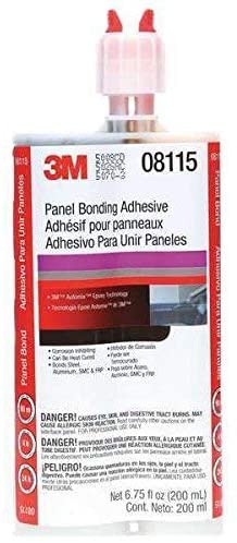 3M 08115 Panel Bonding Adhesive, 200 mL Cartridge 6 Pack