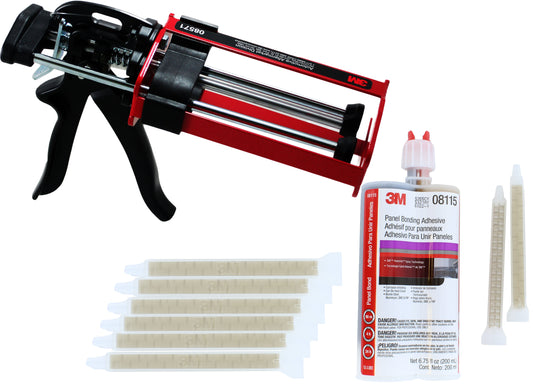 Panel Adhesive, Manual Applicator Gun With 6-Pack Nozzles