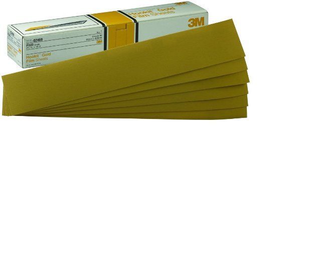 Hookit Gold 2-3/4' x 16' P220A Grit Sheet