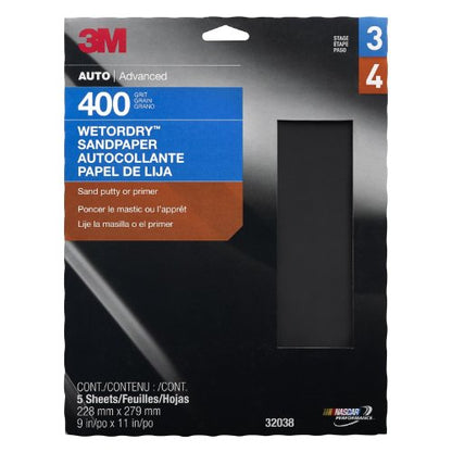 9 x 11 Inch P400 Grit Sheet