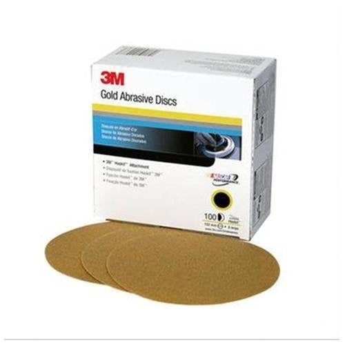 6 Inch Hookit Gold Film Disc P180C Grit