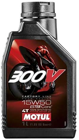 104125 Oil 1 Pack 300V Road Racing Synthetic 15W50 1 liter