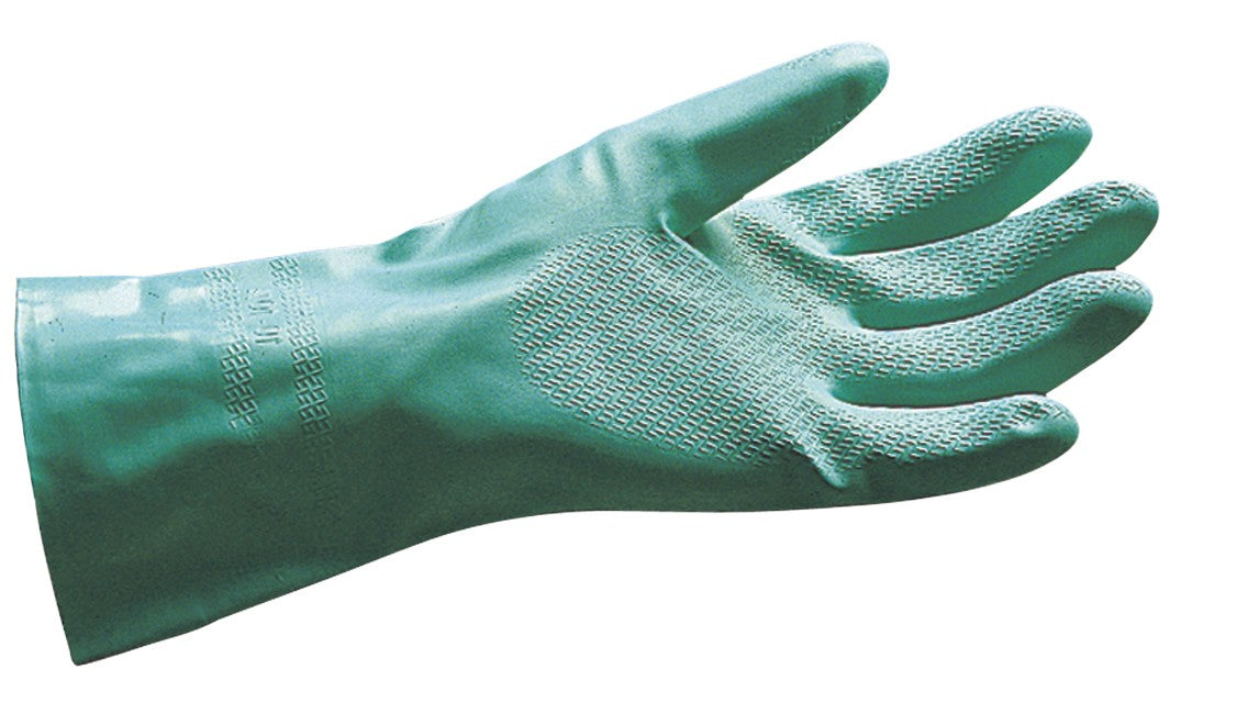 Flock Lined Nitrile Chemical Gloves