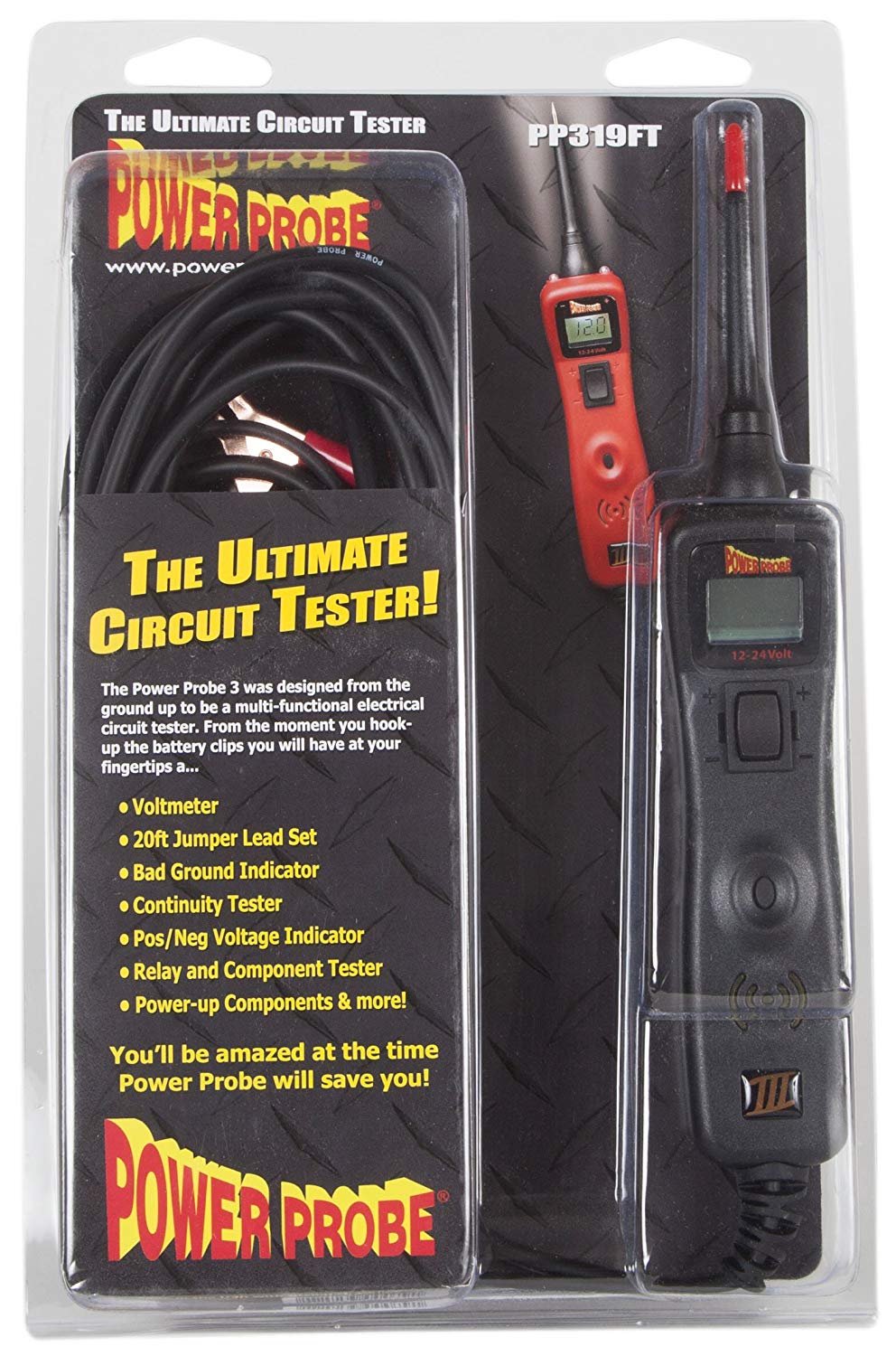 Power Probe III Circuit Tester - PP3CS in Black - Voltmeter