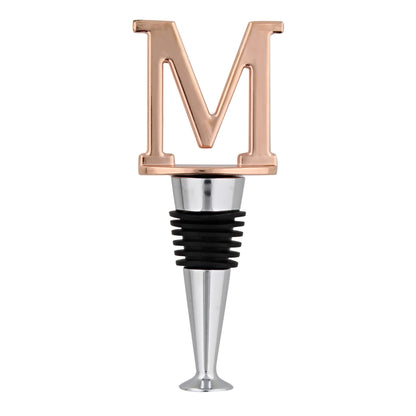 Reusable Wine Cork Bottle Wine Stopper Top Closer Seal, Rose Gold “M”