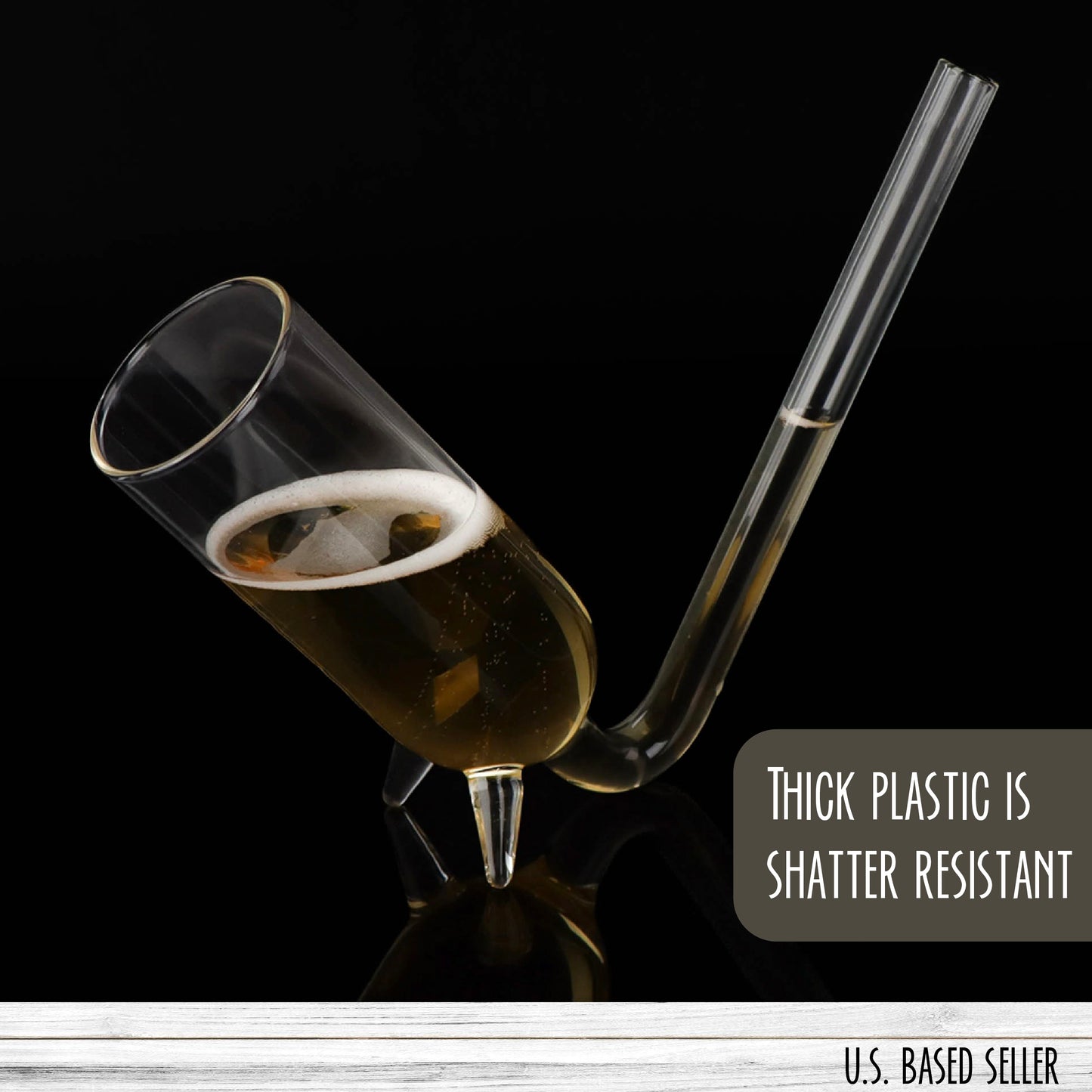 Champagne Shooters with Built In Stands - 6pk 5.7oz Champagne Bongs