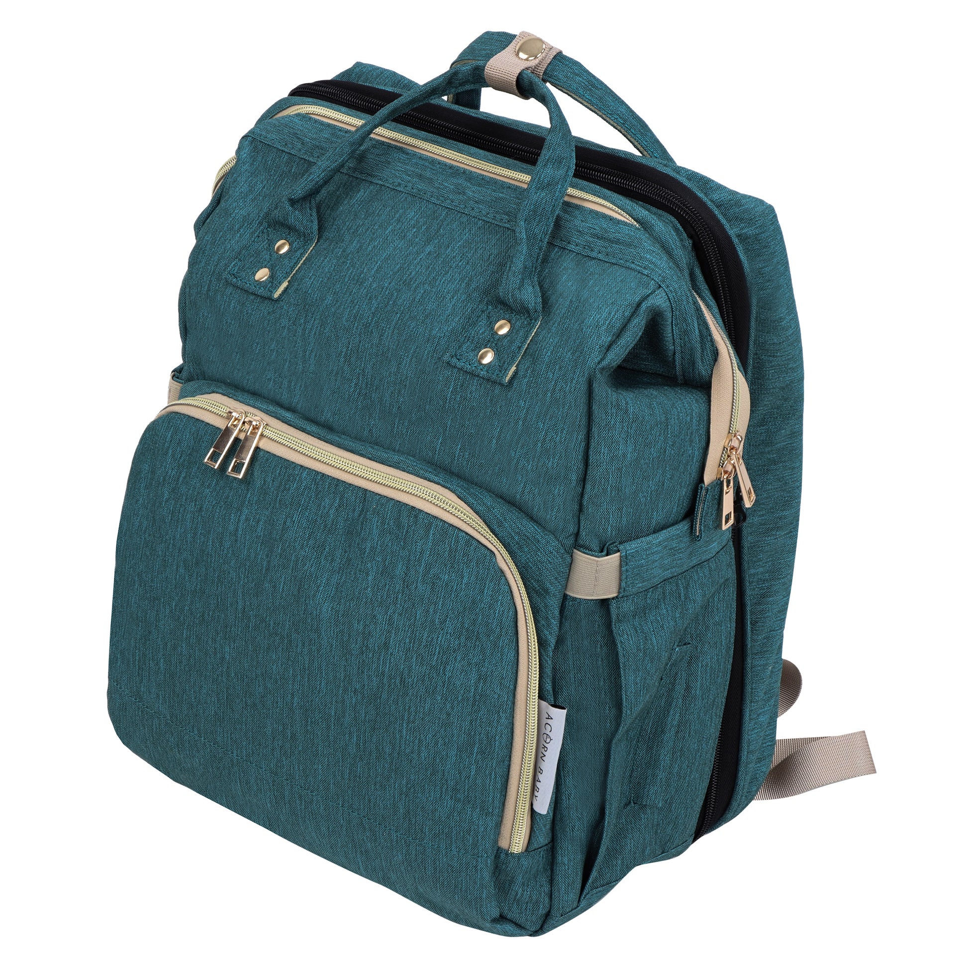Expanding Diaper Bag with Bassinet - Diaper Backpack Crib Combo