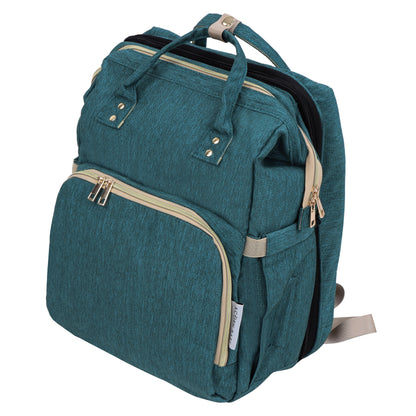 Expanding Diaper Bag with Bassinet - Diaper Backpack Crib Combo