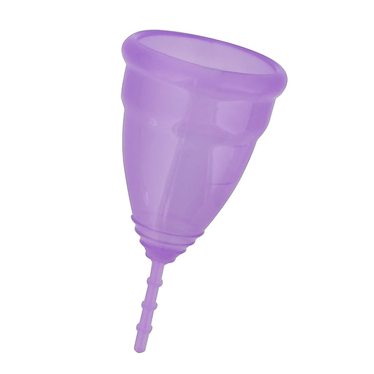 Adult Menstrual Cup Silicone Purple 1pk - Leak Free Period Cups