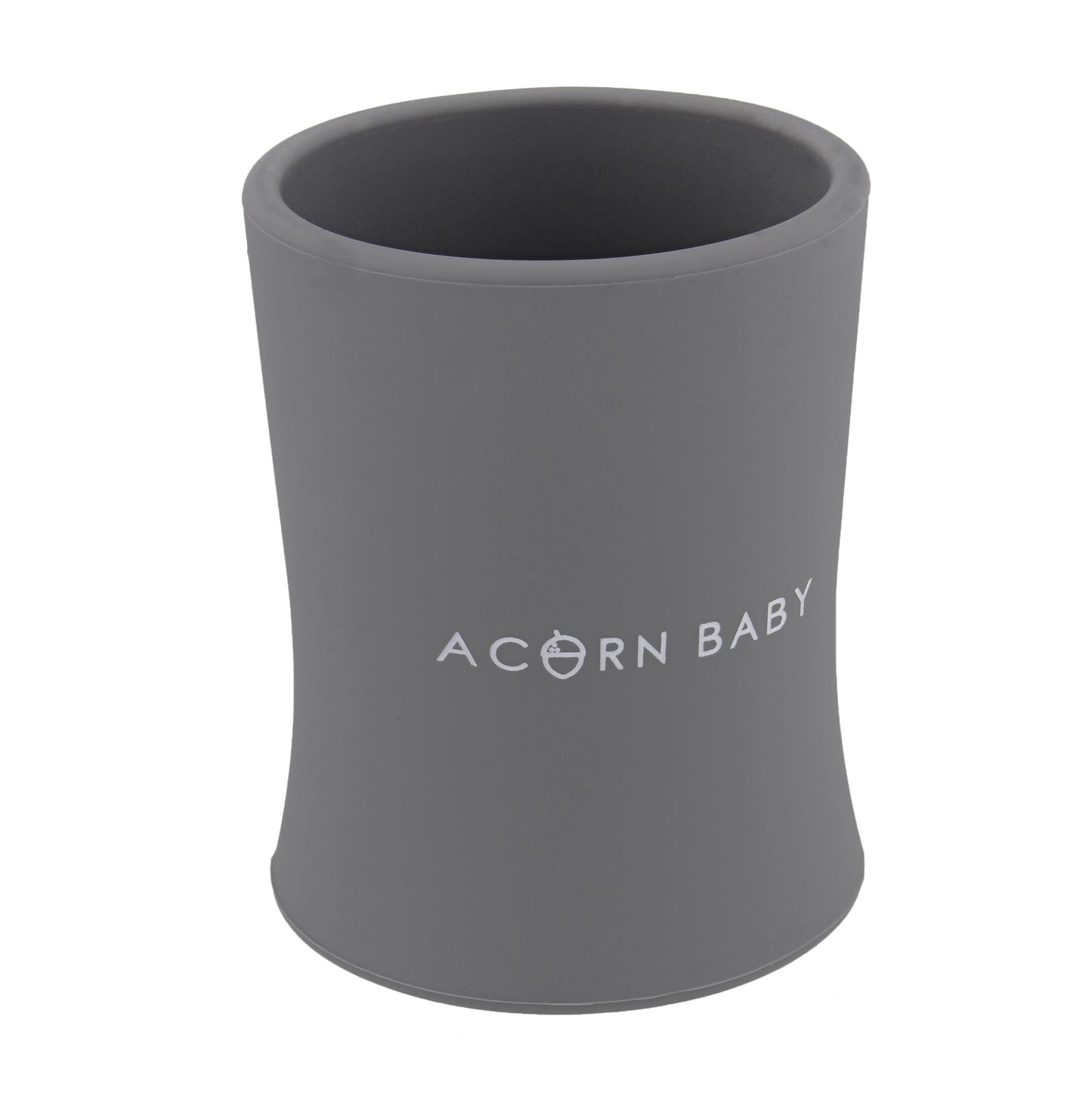 Silicone Toddler Sippy Cup - Dark Gray Weighted Transition Cup