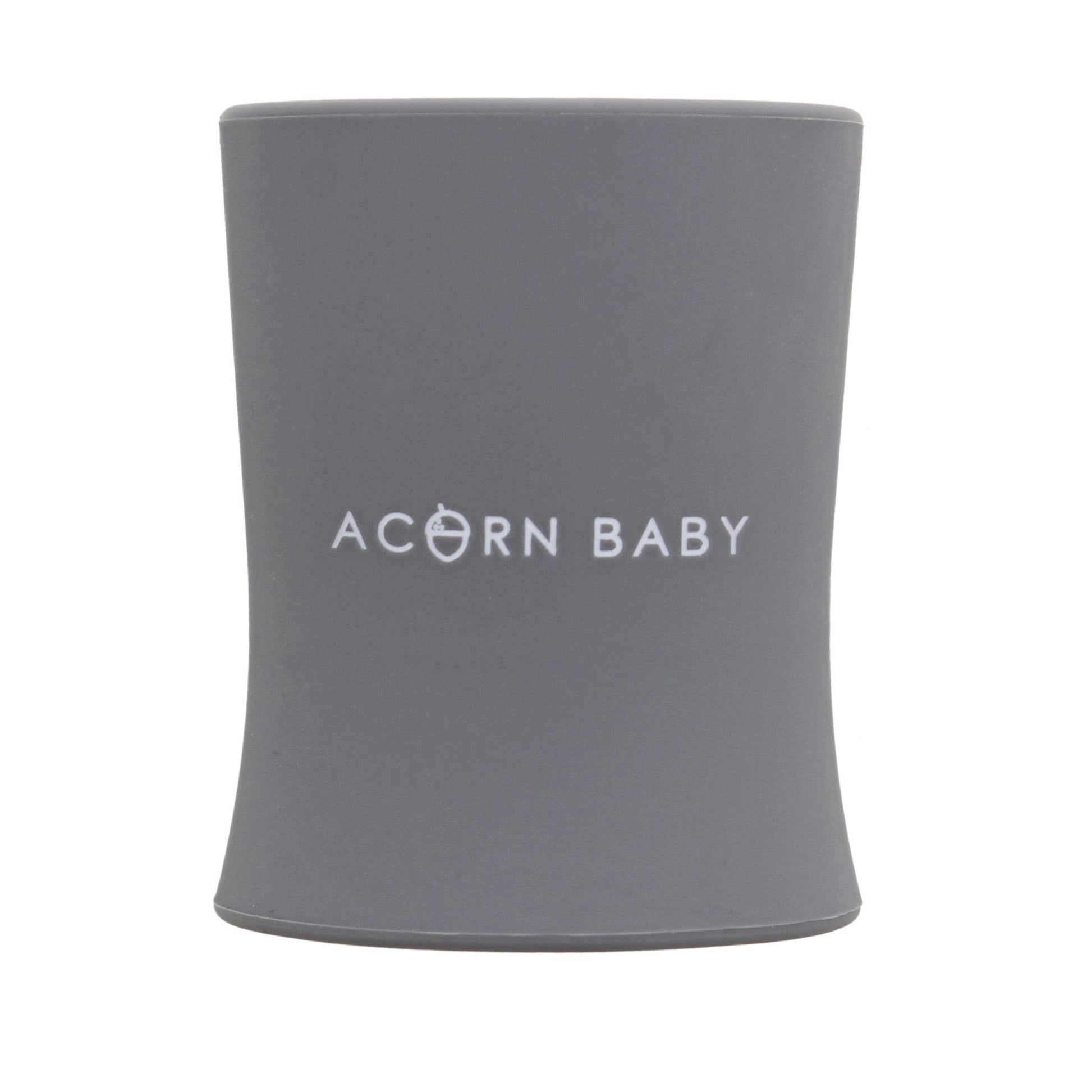 Silicone Toddler Sippy Cup - Dark Gray Weighted Transition Cup