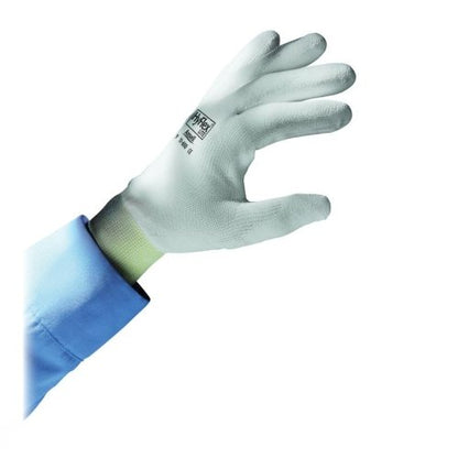 Nylon Polyurethane Gloves, Large, 12 Pairs