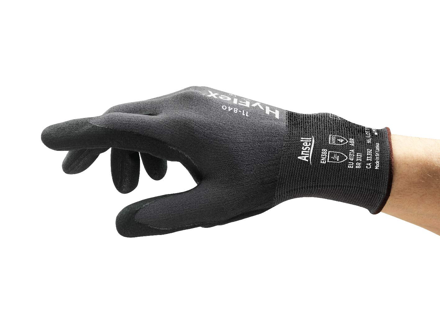 11-840 Work Gloves for Men and Women, Nylon, Medium, 12 Pairs