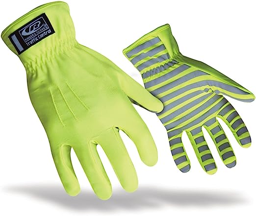 TrafficR-307 Reflective Gloves for Traffic Control, High Visibility