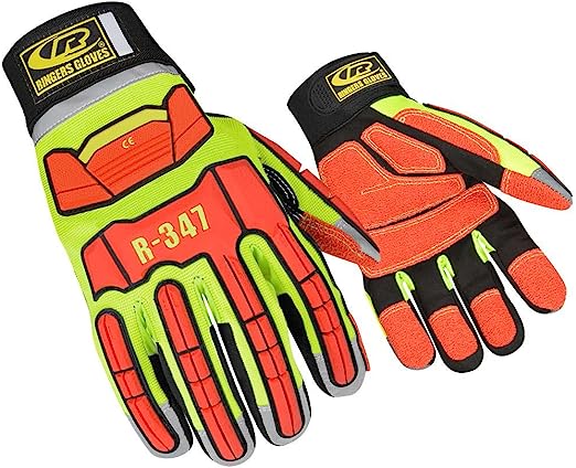 Glove, Rescue, Cut Resistant, 3XL, Hi-Vis, Pr