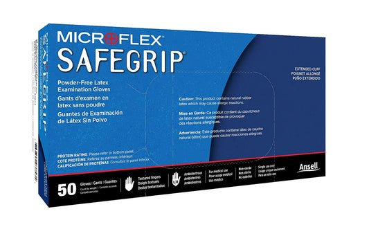 SafeGrip SG-375 Extra Thick Disposable Latex Gloves for Life Sciences