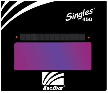 S450-10 Horizontal Single Auto-Darkening Filter for Welding, 4 x 5", Shade 10