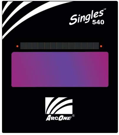 S540-11 Vertical Single Auto-Darkening Filter 5.25 x 4.5 x 0.2", Shade 11