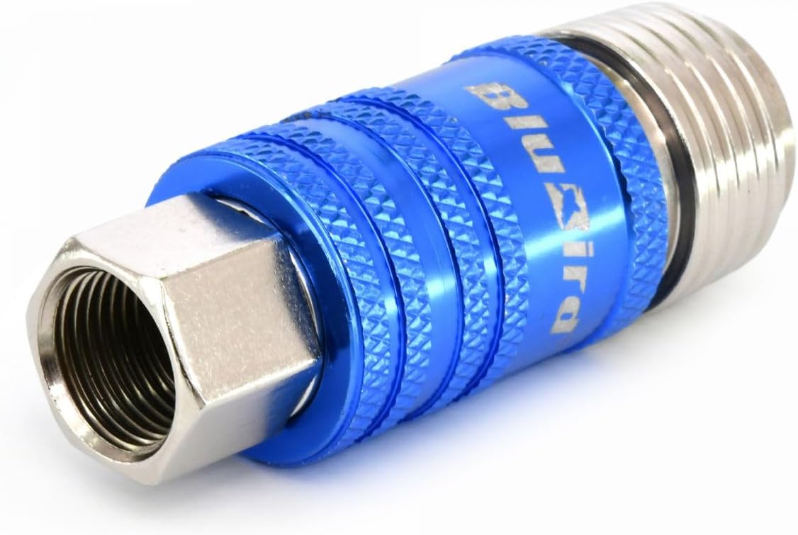 BluBird 5CP-38 5-in-1 Universal Safety Air Coupler – 3/8" Female Thread