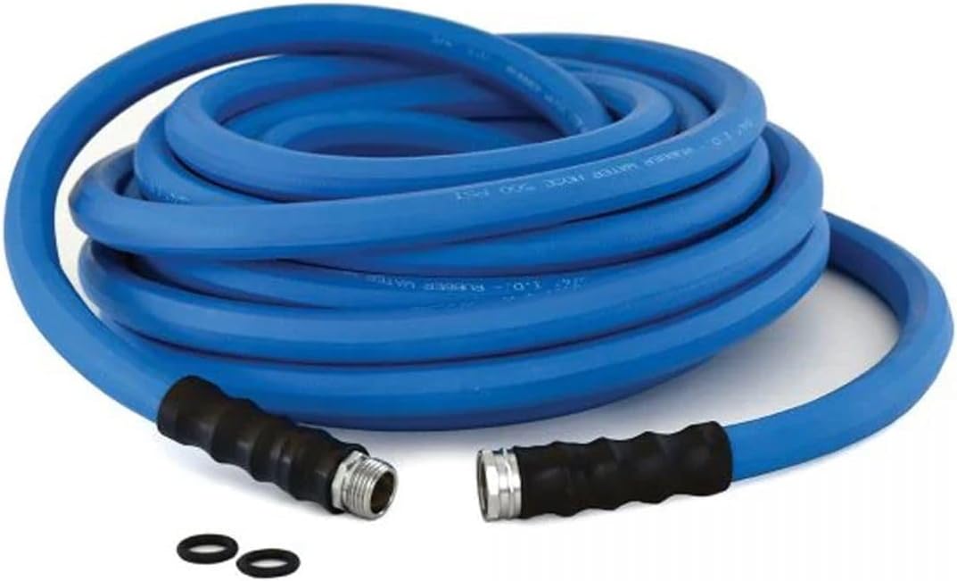 AG-LITE AL34150 3/4" x 150' Rubber Farm & Ranch Water Hose, Lightweight, 500 PSI