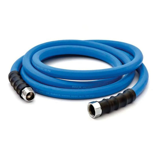AG-Lite 1" x 6' Rubber Lead In Water Hose with Solid Brass GHT Couplings