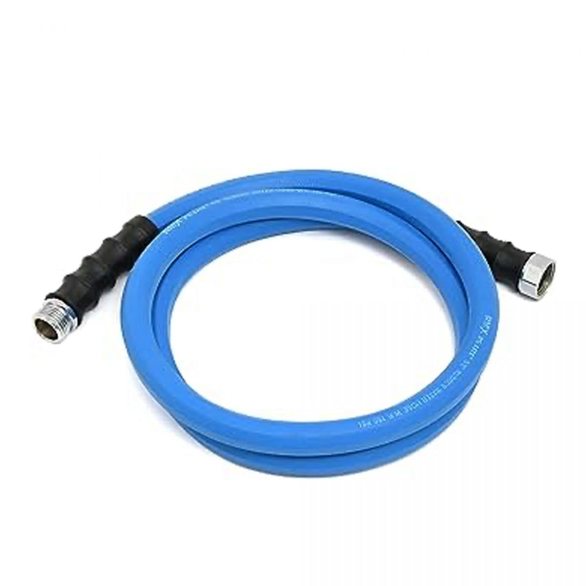 AG-Lite 1" x 6' Rubber Lead In Water Hose with Solid Brass GHT Couplings