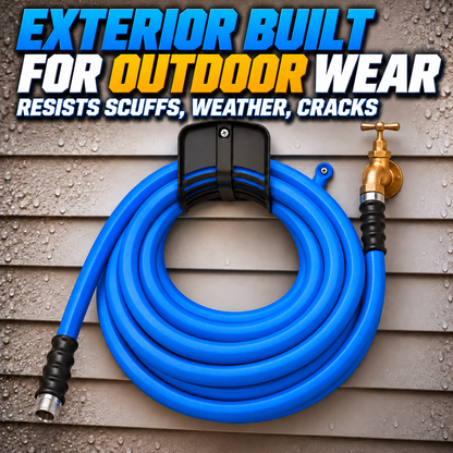 AG-LITE BSALONE100 1" x 100' Hot/Cold Water Rubber Garden Hose, 100% Rubber