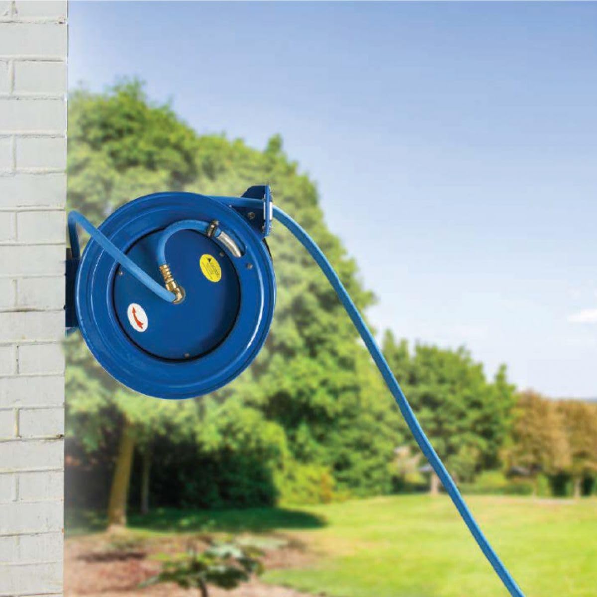 Blubird - AG-LITE Rubber Water Hose Reel Dual ARM Assembly 3