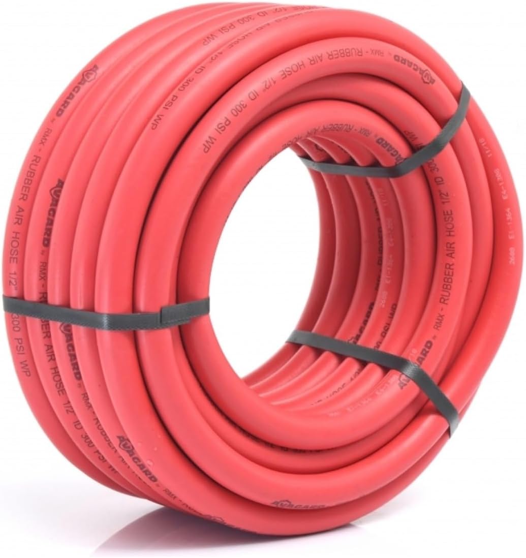 AVAGARD RMX Avagard - Premium Rubber Air Hose - 20% Lighter - 1/2 Inch x 100'