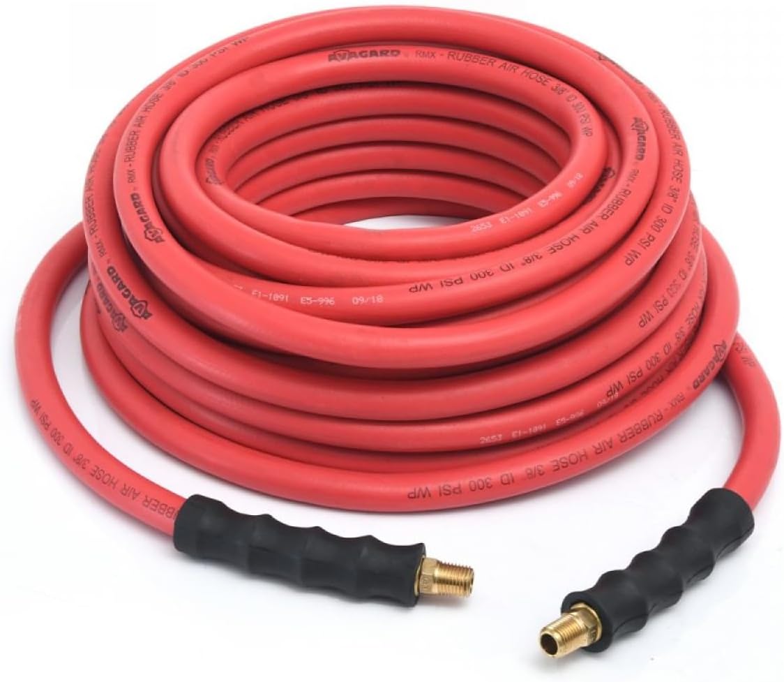 RMX Avagard - Premium Rubber Air Hose - 20% Lighter - 100% Rubber (3/8" x 25')