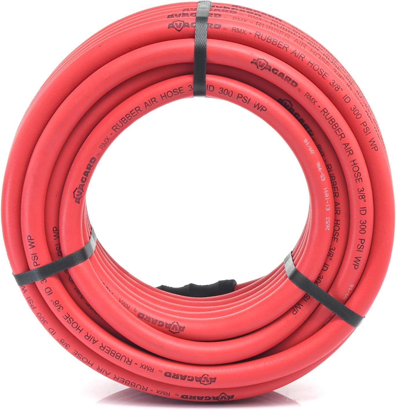 RMX Avagard - Premium Rubber Air Hose - 20% Lighter - 100% Rubber (3/8" x 50')