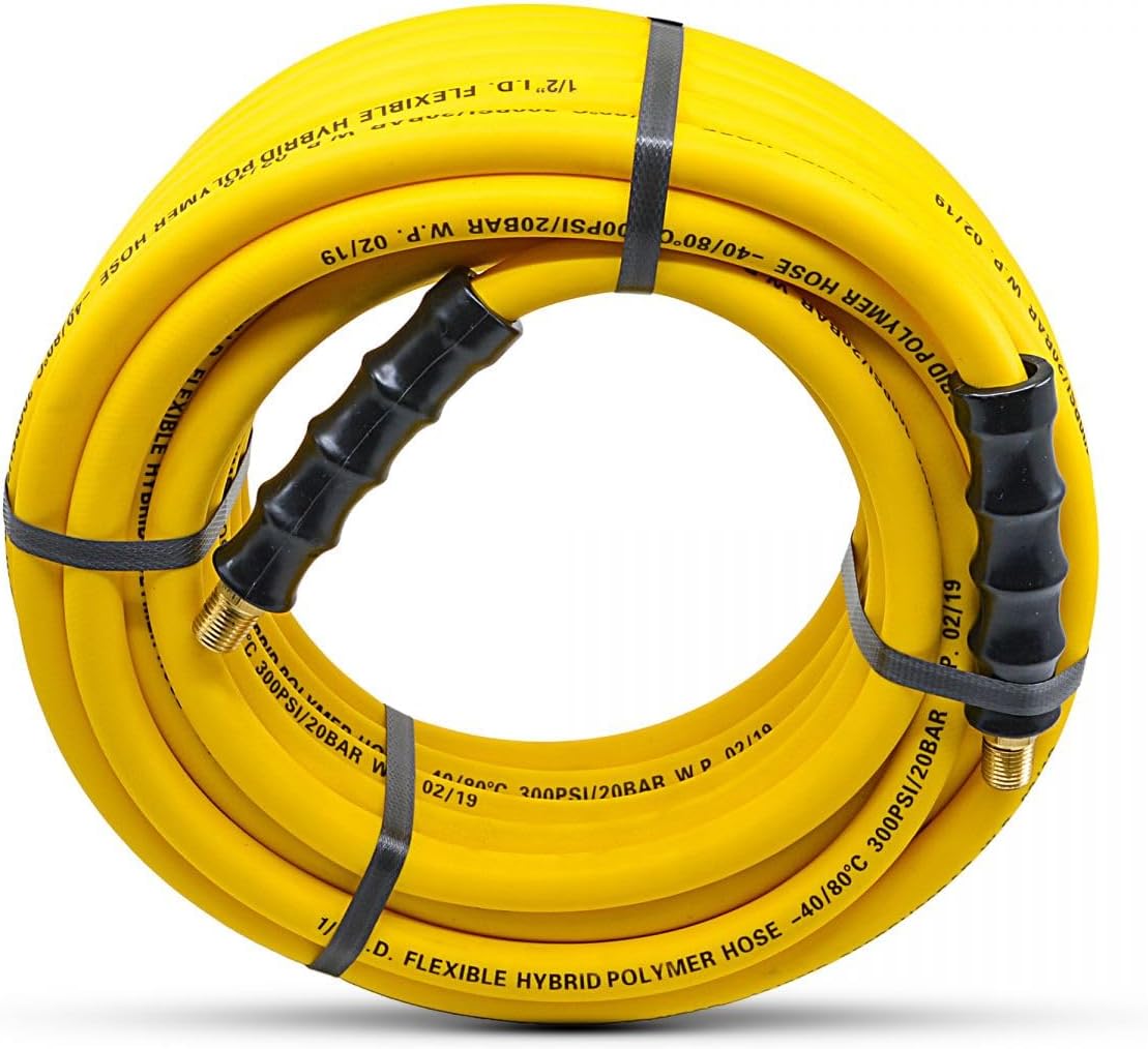 AVAGARD AVGHY12100 1/2" x 100' Hybrid Air Hose, Ultra-Light, Kink-Resistant