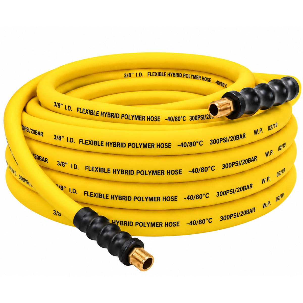 Hybrid Air Hose Assembly 3/8" x 50'