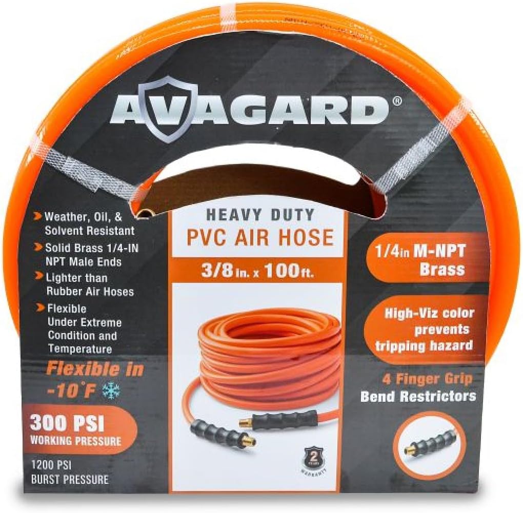 BluBird PV38100 3/8" x 100' PVC Air Hose 300 PSI